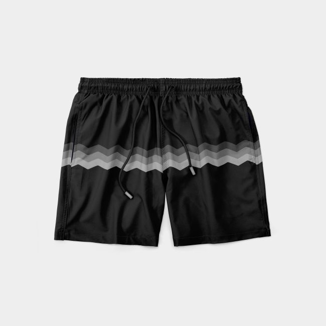 Short de Praia Black Waves